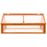 Greenhouse Brown 114x80x50 cm Firwood - Side View