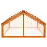 Greenhouse Brown 114x80x50 cm Firwood