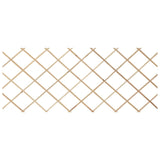 Trellis Fences 5 pcs Solid Firwood 180x80 cm - Front View