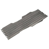 Trellis Fences 5 pcs Grey Solid Firwood 180x30 cm - Side View