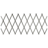 Trellis Fences 5 pcs Grey Solid Firwood 180x30 cm