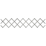 Trellis Fences 5 pcs Grey Solid Firwood 180x30 cm