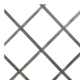 Trellis Fences 5 pcs Grey Solid Firwood 180x30 cm