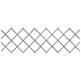 Trellis Fences 5 pcs Grey Solid Firwood 180x60 cm