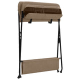 Changing Table Taupe Iron - 45-Degree Angle