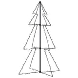 Christmas Cone Tree 160 LEDs Indoor and Outdoor 78x120 cm - 45-Degree Angle