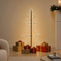 Christmas Cone Tree 160 LEDs Indoor and Outdoor 78x120 cm