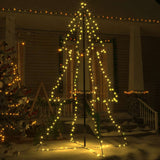 Christmas Cone Tree 240 LEDs Indoor and Outdoor 118x180 cm - Side View
