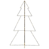 Christmas Cone Tree 240 LEDs Indoor and Outdoor 118x180 cm - Rear View
