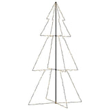 Christmas Cone Tree 300 LEDs Indoor and Outdoor 120x220 cm - Front View
