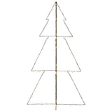 Christmas Cone Tree 300 LEDs Indoor and Outdoor 120x220 cm - 45-Degree Angle