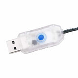 Christmas Cone Tree 300 LEDs Indoor and Outdoor 120x220 cm - Rear View