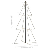Christmas Cone Tree 300 LEDs Indoor and Outdoor 120x220 cm