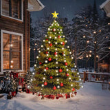 Christmas Tree Net Lights with 180 LEDs Cold White 180 cm - Side View