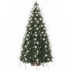 Christmas Tree Net Lights with 180 LEDs Cold White 180 cm