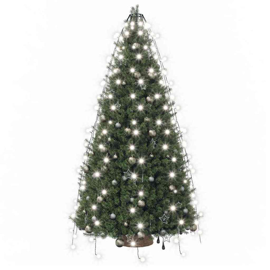 Christmas Tree Net Lights with 180 LEDs Cold White 180 cm