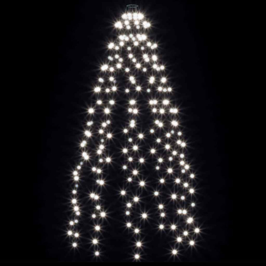 Christmas Tree Net Lights with 210 LEDs Cold White 210 cm
