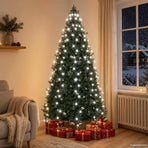 Christmas Tree Net Lights with 210 LEDs Cold White 210 cm