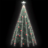 Tree Lights with 500 LEDs Cold White 500 cm Indoor Outdoor - Side View