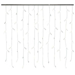 LED Curtain Icicle Lights 10m 400 LED Cold White 8 Function