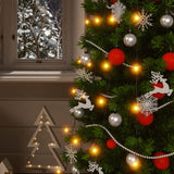 Solar Fairy Lights 2 pcs 2x200 LED Warm White Indoor Outdoor - Side View