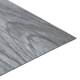 Self-adhesive Flooring Planks 20 pcs PVC 1.86 m² Light Grey - 45-Degree Angle