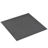 Self-adhesive Flooring Planks 20 pcs PVC 1.86 m² Black Marble - Top-Down View
