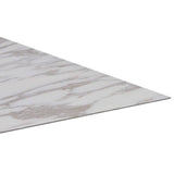 Self-adhesive Flooring Planks 20 pcs PVC 1.86 m² White Marble - 45-Degree Angle