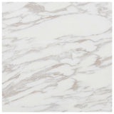 Self-adhesive Flooring Planks 20 pcs PVC 1.86 m² White Marble - Close-Up Angle