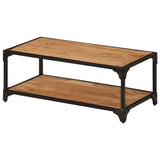Coffee Table 90x45x35 cm Solid Acacia Wood - Low Angle