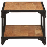 Coffee Table 90x45x35 cm Solid Acacia Wood - Side View