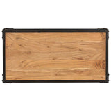 Coffee Table 90x45x35 cm Solid Acacia Wood - Top-Down View