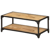 Coffee Table 90x45x35 cm Solid Rough Mango Wood