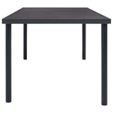 7 Piece Outdoor Dining Set Steel Anthracite - Extra Image