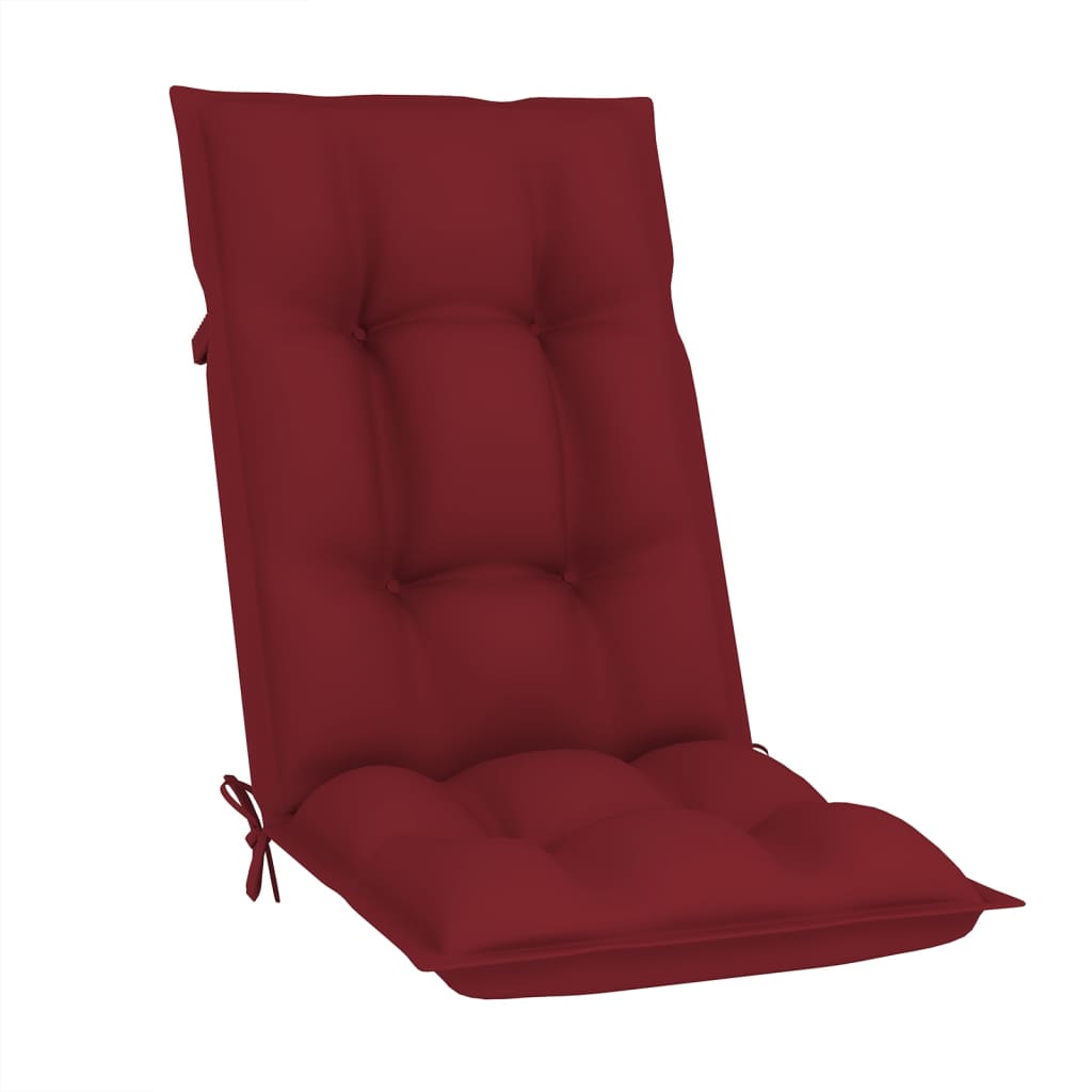 Reclining Folding Chairs with Cushions 4 pcs Solid Teak Wood