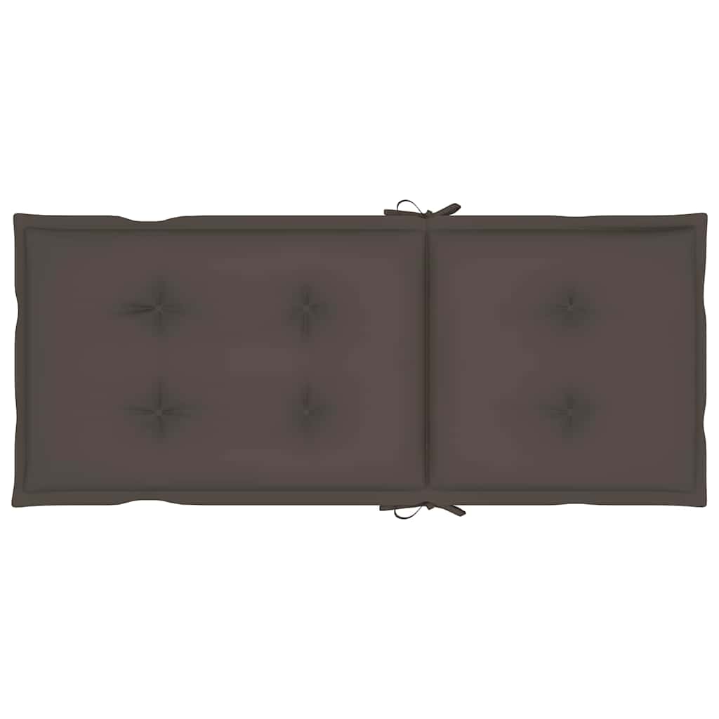 Reclining Folding Chairs with Cushions 6 pcs Solid Teak Wood