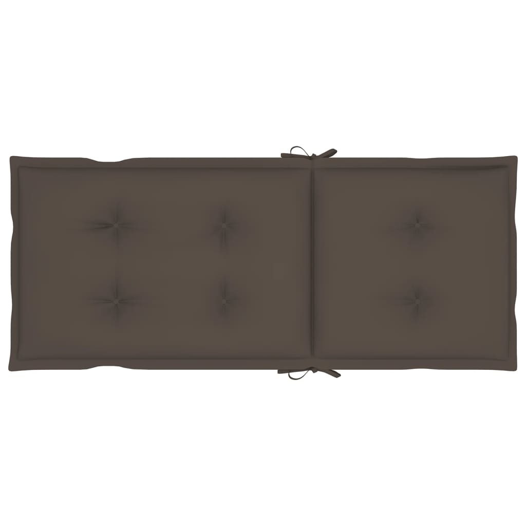 Reclining Folding Chairs with Cushions 8 pcs Solid Teak Wood