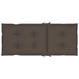 Reclining Folding Chairs with Cushions 8 pcs Solid Teak Wood - Extra Image