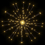Outdoor Christmas Firecrack Light Warm White 20cm 140 LEDs