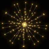 Outdoor Christmas Firecrack Light Warm White 20cm 140 LEDs - 45-Degree Angle