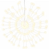 Outdoor Christmas Firecrack Light Warm White 20cm 140 LEDs - Low Angle