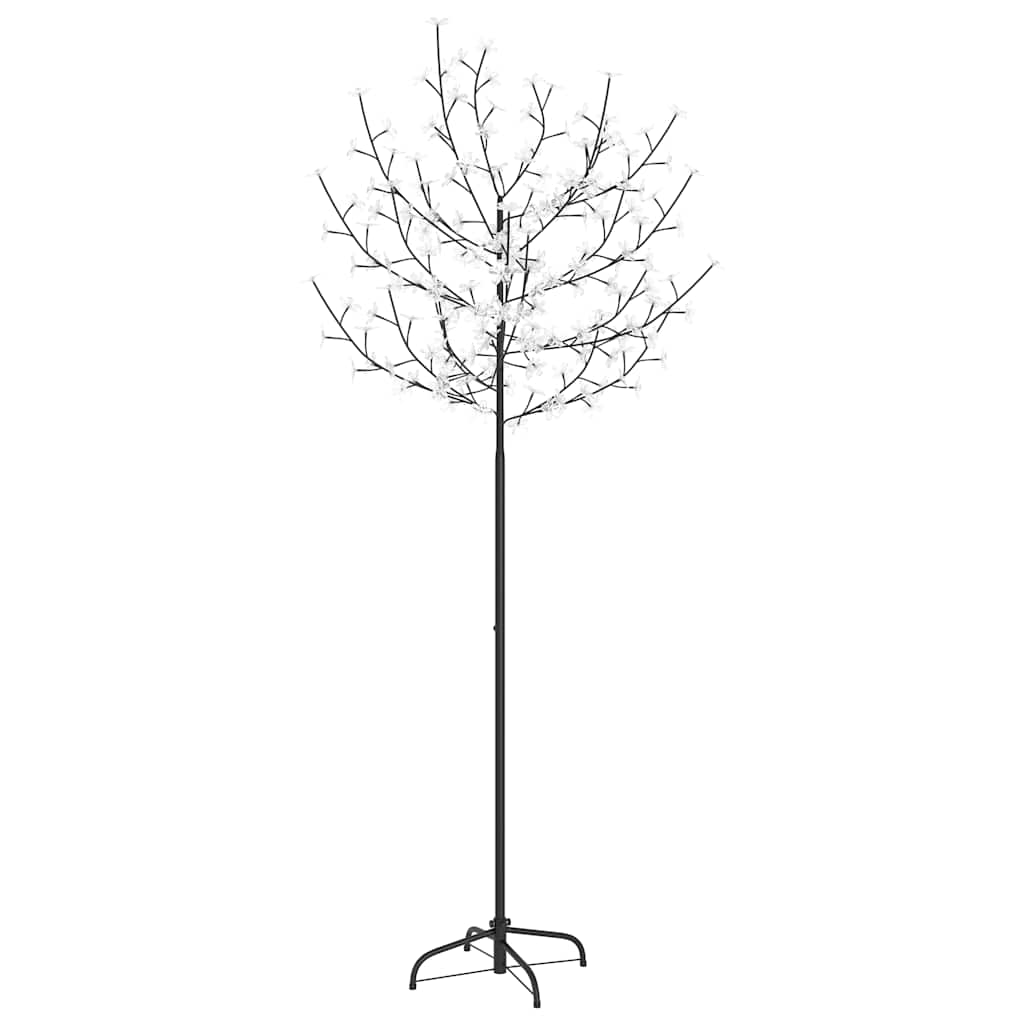 Christmas Tree 200 LEDs Warm White Light Cherry Blossom 180 cm