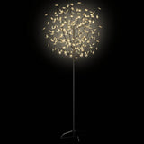 Christmas Tree 200 LEDs Warm White Light Cherry Blossom 180 cm - Side View