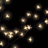 Christmas Tree 200 LEDs Warm White Light Cherry Blossom 180 cm