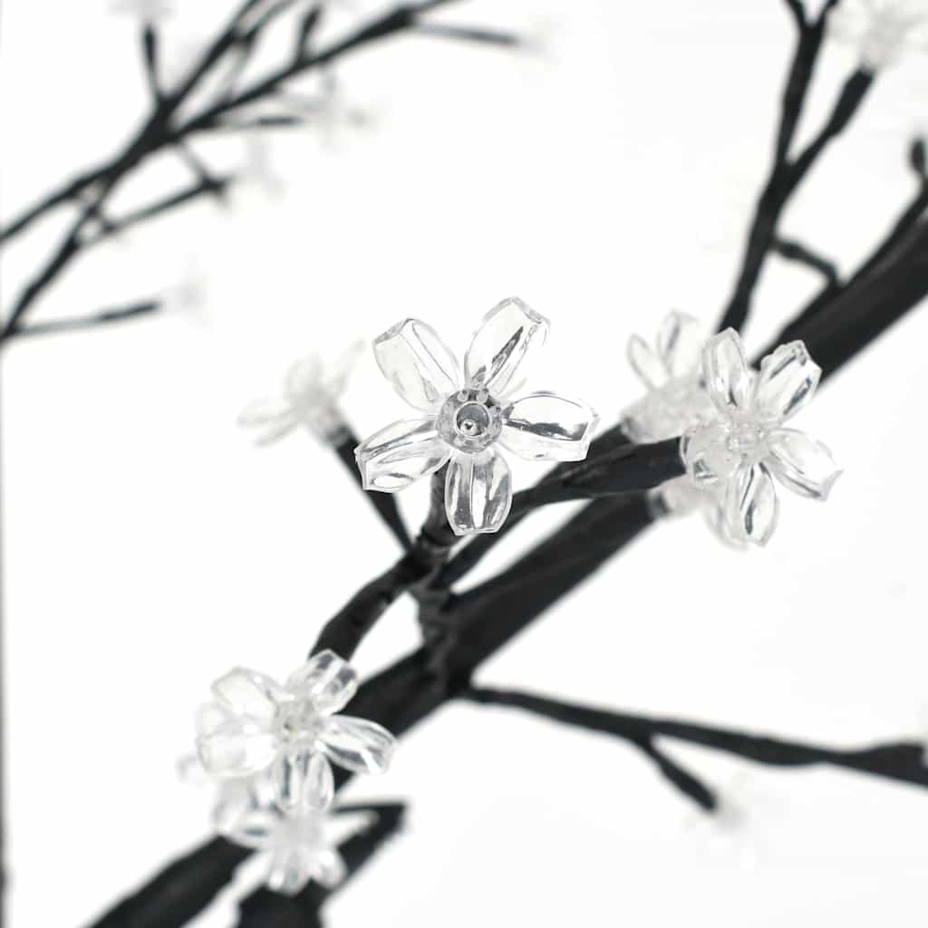 Christmas Tree 200 LEDs Warm White Light Cherry Blossom 180 cm