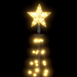 Christmas Cone Tree Warm White 84 LEDs Decoration 50x150 cm - 45-Degree Angle