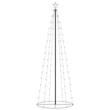 Christmas Cone Tree 100 Warm White LEDs Decoration 70x180 cm
