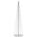 Christmas Cone Tree 136 Warm White LEDs Decoration 70x240 cm