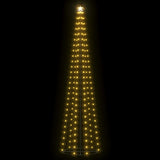 Christmas Cone Tree 136 Warm White LEDs Decoration 70x240 cm