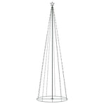 Christmas Cone Tree 330 Warm White LEDs Decoration 100x300 cm